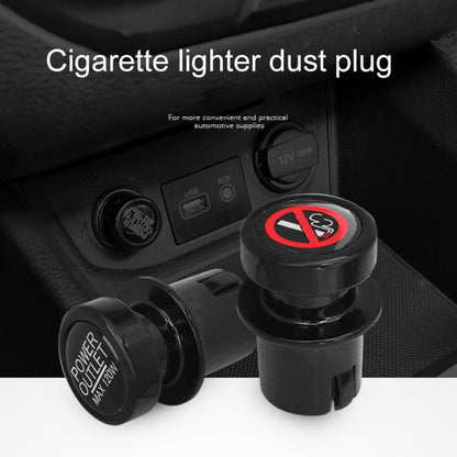 2 PCS / Set Car Cigarette Lighter Dust Cover Plug - Auto Fastener & Clips by buy2fix | Online Shopping UK | buy2fix