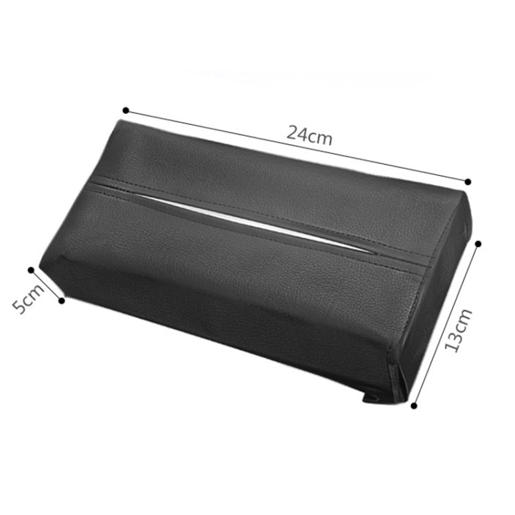 Car PU Leather Tissue Box, Size: 24x13x5cm by buy2fix