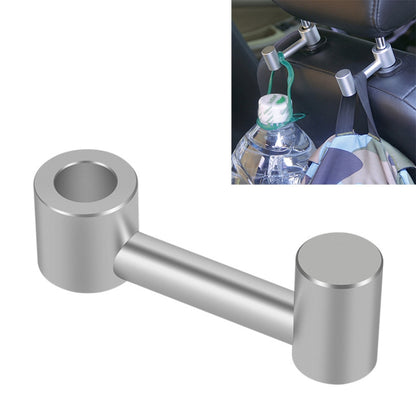 Car Hidden Creative Aluminum Alloy Seat Hook Organizer Storage Hanger (Silver) by buy2fix