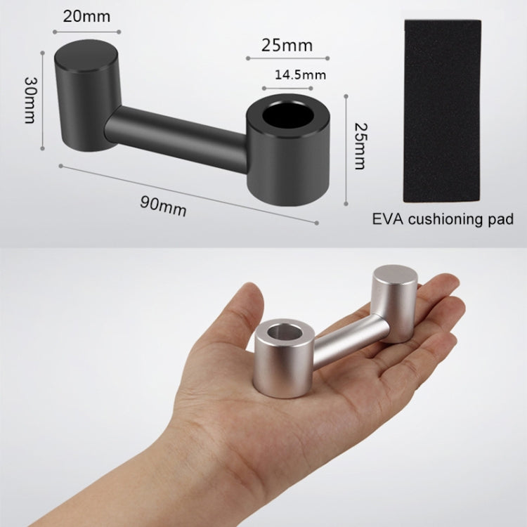 Car Hidden Creative Aluminum Alloy Seat Hook Organizer Storage Hanger (Silver) by buy2fix