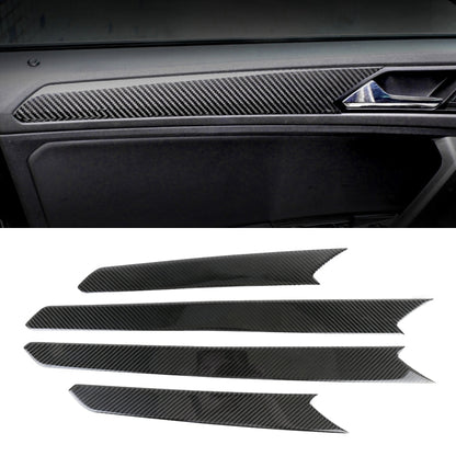 Car Carbon Fiber Door Panel Decorative Sticker for Volkswagen Tiguan L 2019-2021 by buy2fix