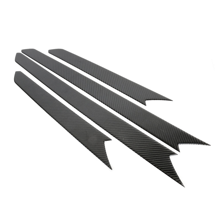 Car Carbon Fiber Door Panel Decorative Sticker for Volkswagen Tiguan L 2019-2021 by buy2fix