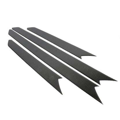 Car Carbon Fiber Door Panel Decorative Sticker for Volkswagen Tiguan L 2019-2021 by buy2fix