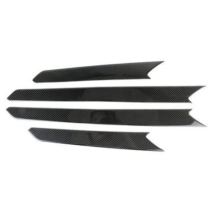 Car Carbon Fiber Door Panel Decorative Sticker for Volkswagen Tiguan L 2019-2021 by buy2fix