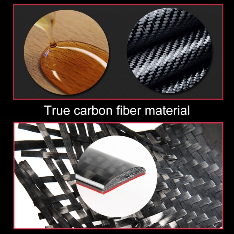 Car Carbon Fiber Headlight Switch Panel Decorative Sticker for Volkswagen Tiguan L 2019-2021, Low Configuration by buy2fix