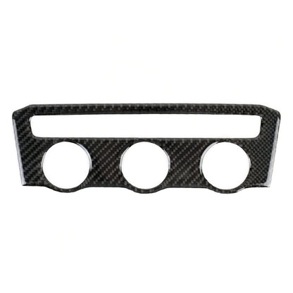 Car Carbon Fiber Air Conditioning Panel Decorative Sticker for Volkswagen Tiguan L 2019-2021, Low Configuration by buy2fix