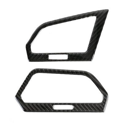Car Carbon Fiber Central Control Side Air Outlet Frame Decorative Sticker for Volkswagen Tiguan L 2019-2021 by buy2fix