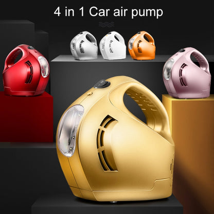 DC 12V 100W Four In One Portable  Car Tire Pump Inflatable Pump(Gold) - Inflatable Pump by buy2fix | Online Shopping UK | buy2fix