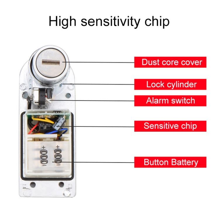 Motorcycles / Bicycle Anti-theft Lock Alarm Disc Brakes Lock with Cable and Bag (Bronze) by buy2fix