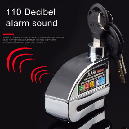 Motorcycles / Bicycle Anti-theft Lock Alarm Disc Brakes Lock with Cable and Bag (Bronze) by buy2fix