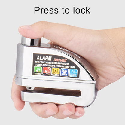 Motorcycles / Bicycle Anti-theft Lock Alarm Disc Brakes Lock with Cable and Bag (Bronze) by buy2fix