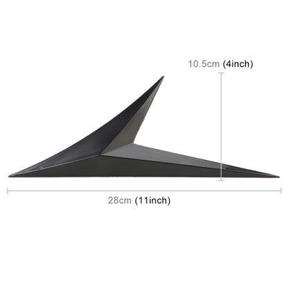 Modified Fender Side Wing Sticker Blade Side Shark Gill Car Body Decorative Sticker for Honda 10th Generation Civic, Bright Black by buy2fix