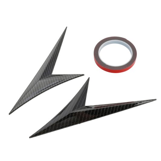 Modified Fender Side Wing Sticker Blade Side Shark Gill Car Body Decorative Sticker for Honda 10th Generation Civic, Carbon Fiber - Decorative Sticker by buy2fix | Online Shopping UK | buy2fix