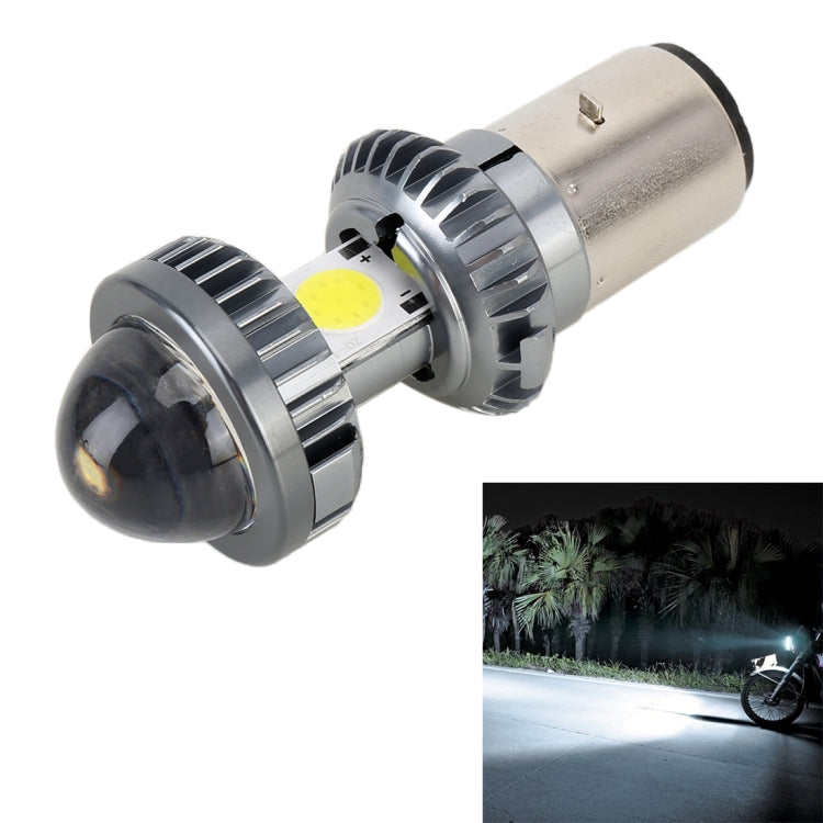 BA20D DC9-18V / 4.7W (H)2.2W(L) / 6000K / 500LM Motorcycle LED Headlight with COB Lamp Beads by buy2fix