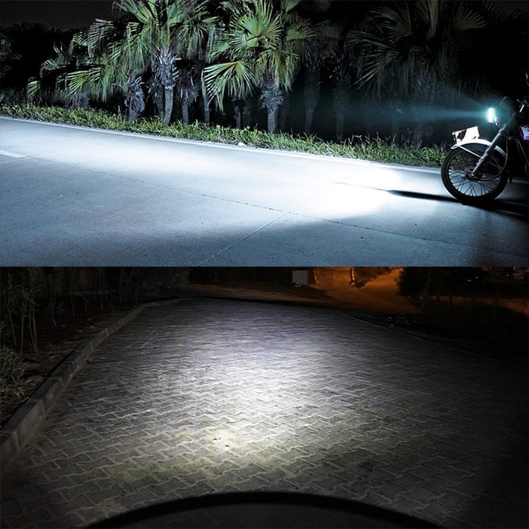 BA20D DC9-18V / 4.7W (H)2.2W(L) / 6000K / 500LM Motorcycle LED Headlight with COB Lamp Beads by buy2fix