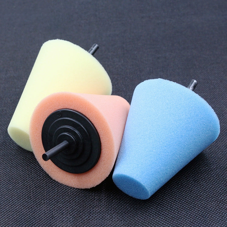 7 in 1 3 inch Car Polishing Disc Set Wheel Rim Polishing Waxing Sponge by buy2fix