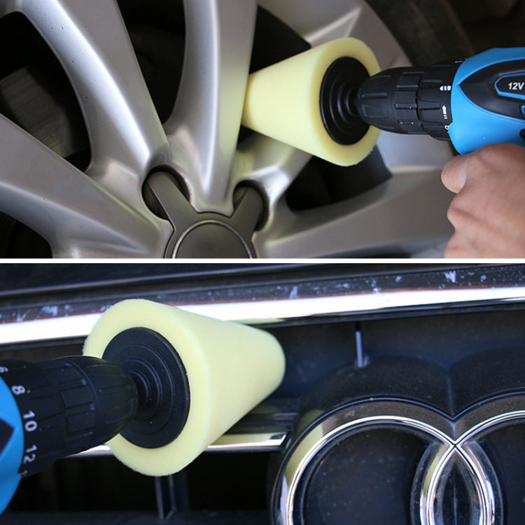 7 in 1 3 inch Car Polishing Disc Set Wheel Rim Polishing Waxing Sponge by buy2fix