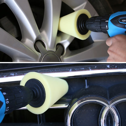 7 in 1 3 inch Car Polishing Disc Set Wheel Rim Polishing Waxing Sponge by buy2fix