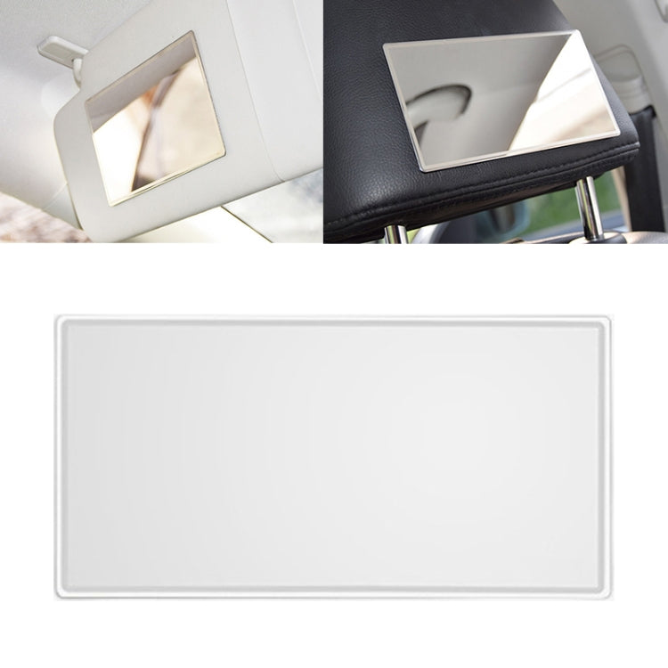 Portable Car Sunshade Makeup Mirror Stainless Steel Vanity Mirror, Size: 150 x 80mm by buy2fix