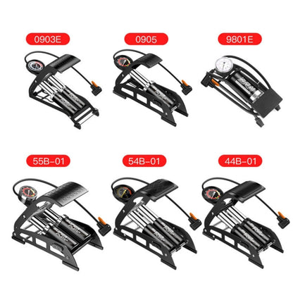 0903E Car / Motorcycle / Bicycle Portable High Pressure Double Pipe Inflatable Cylinder Pedal Air Pump - Inflatable Pump by buy2fix | Online Shopping UK | buy2fix