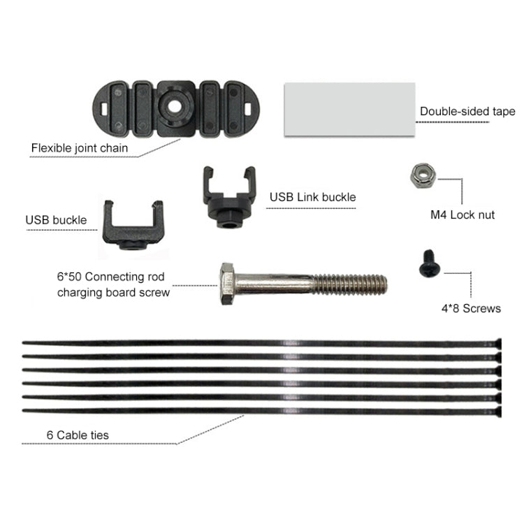 Quick Charging Waterproof Motorcycle USB Phone Charger Adapter, Cable Length: 2.27m by buy2fix