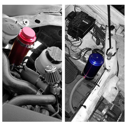 Car Universal Modified Aluminum Alloy Cooling Water Tank Bottle Can, Capacity: 800ML (Blue) - Engine Fittings by buy2fix | Online Shopping UK | buy2fix