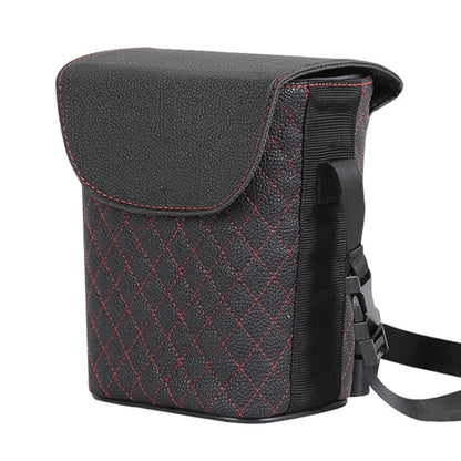 Car Back Seat Hook Garbage Can Car Storage Box (Black) by buy2fix