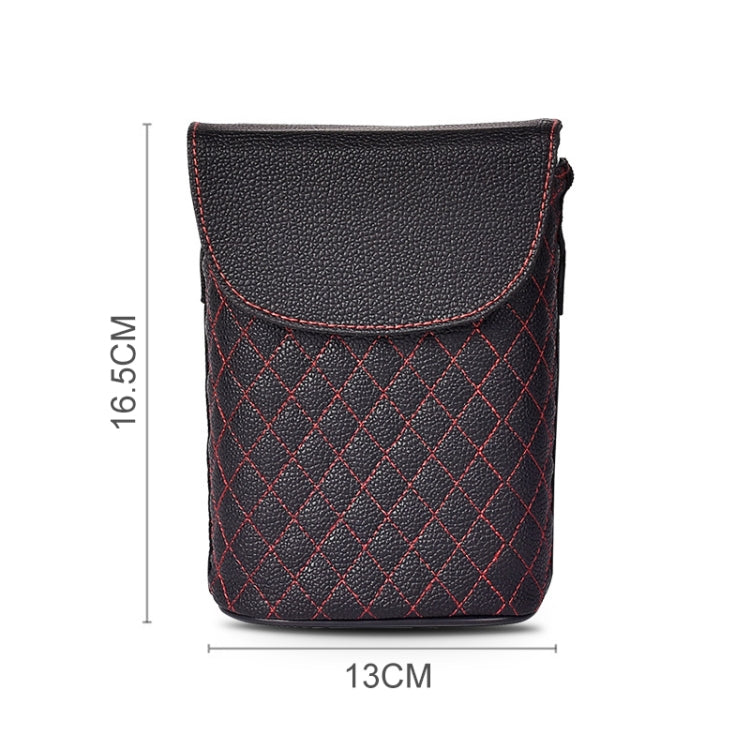 Car Back Seat Hook Garbage Can Car Storage Box (Beige) by buy2fix