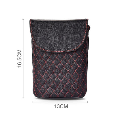 Car Back Seat Hook Garbage Can Car Storage Box (Beige) by buy2fix