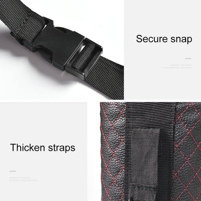 Car Back Seat Hook Garbage Can Car Storage Box (Beige) by buy2fix