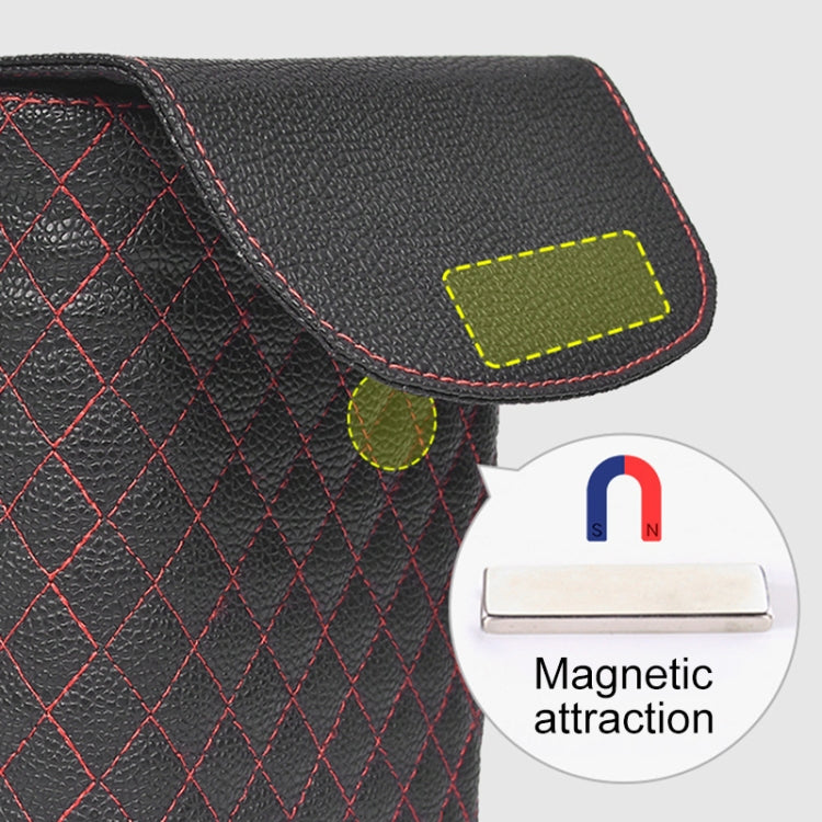 Car Back Seat Hook Garbage Can Car Storage Box (Beige) by buy2fix