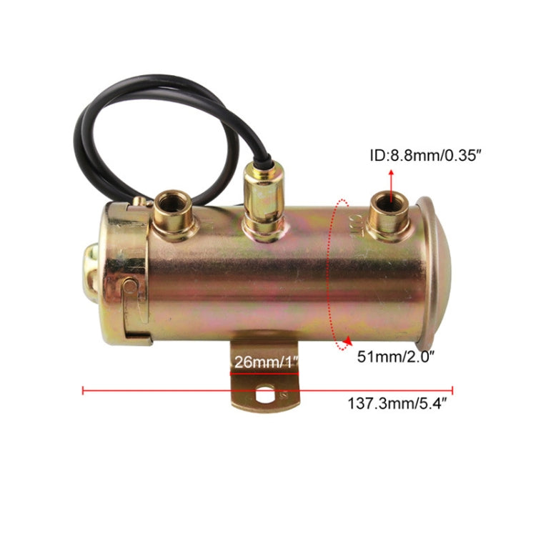 12V Car Modified Universal Electric Fuel Pump - Engine Fittings by buy2fix | Online Shopping UK | buy2fix