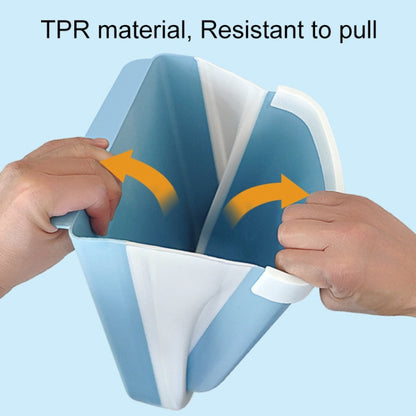 Car Folding Trash Can Household Kitchen Wall-mounted Ashbin(Grey) by buy2fix