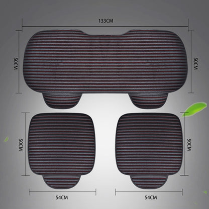 3 in 1 Car Seat Cushion Free Binding Half Inclusive Seat Mat Set (Black) by buy2fix