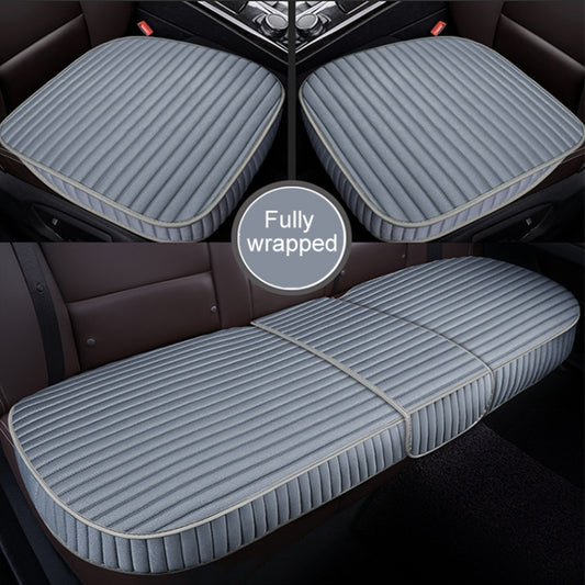3 in 1 Car Seat Cushion Free Binding All Inclusive Seat Mat Set (Grey) by buy2fix
