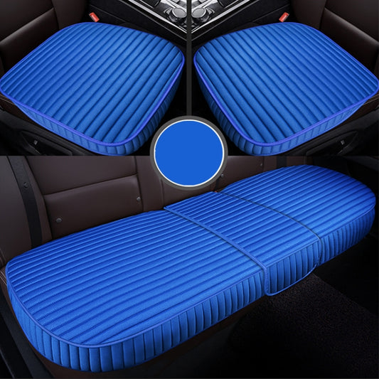 3 in 1 Car Seat Cushion Free Binding All Inclusive Seat Mat Set (Blue) by buy2fix