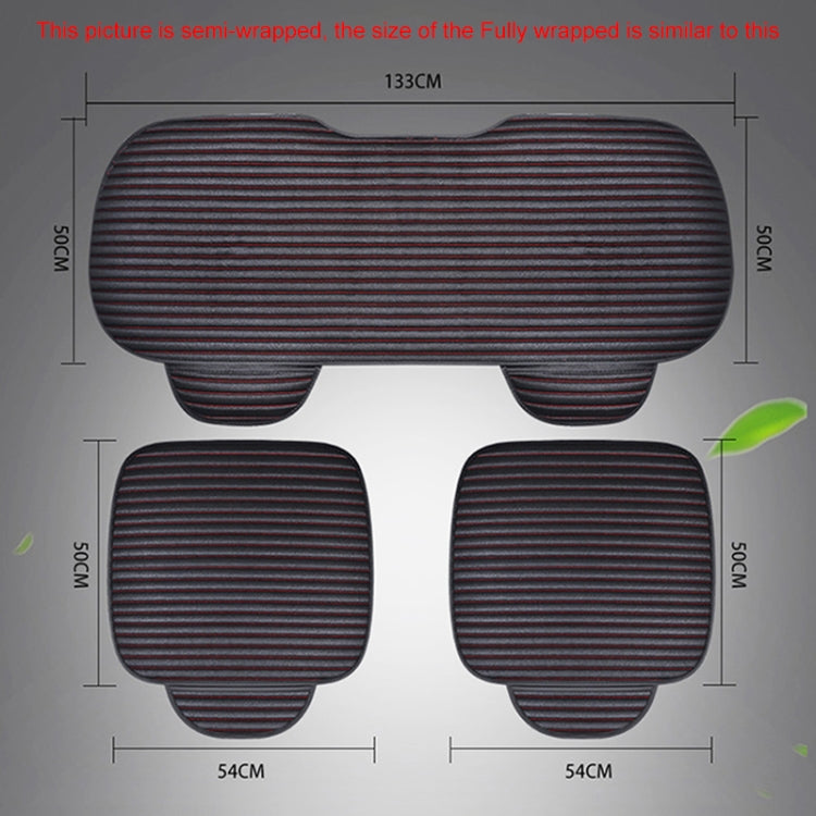 3 in 1 Car Seat Cushion Free Binding All Inclusive Seat Mat Set (Beige) by buy2fix
