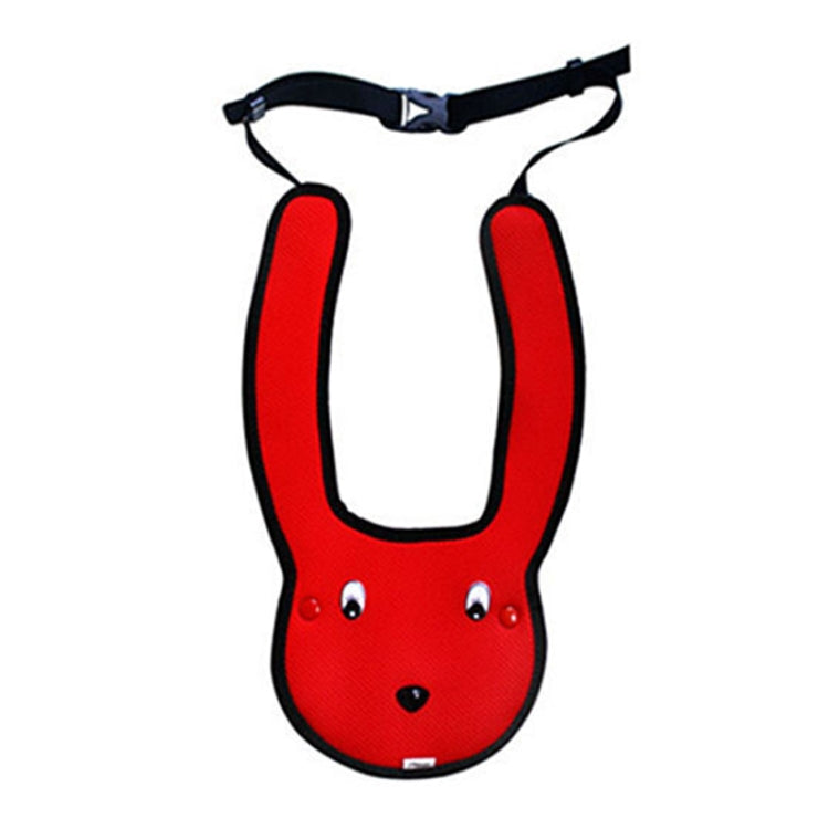 Car Child Rabbit Double Shoulder Seat Belt Adjuster (Red) by buy2fix