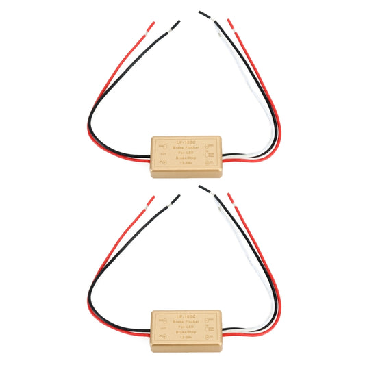 2 PCS LF-100C Car Brake Light Strobe - Car Light Accessories by buy2fix | Online Shopping UK | buy2fix