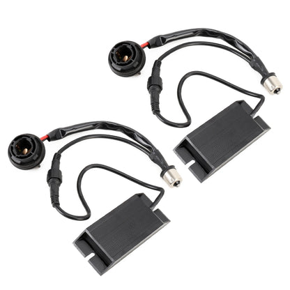 2 PCS 1156 / BAU15S DC12V 50W 6 Ohms Turn Signal / Reversing Light / Brake Light Split Dual Resistance Decoder - Headlight Ballast by buy2fix | Online Shopping UK | buy2fix