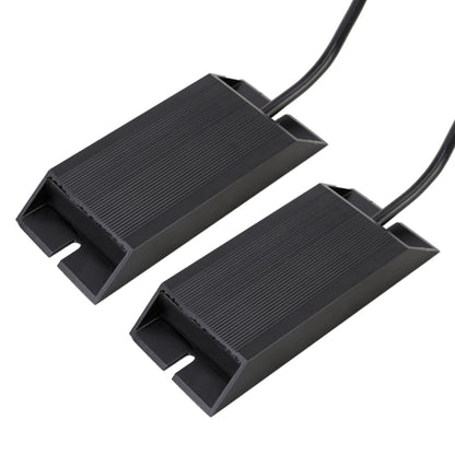 2 PCS 1156 / BAU15S DC12V 50W 6 Ohms Turn Signal / Reversing Light / Brake Light Split Dual Resistance Decoder - Headlight Ballast by buy2fix | Online Shopping UK | buy2fix
