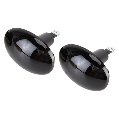 2 PCS DC12V / 3W Car LED Dynamic Blinker Side Lights Flowing Water Turn Signal Light for BMW Mini Cooper, Amber Light(Black) - Arrow Turn Lights by buy2fix | Online Shopping UK | buy2fix