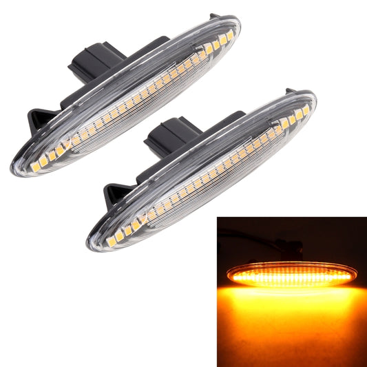 2 PCS DC12V / 5W Car LED Dynamic Blinker Side Lights Flowing Water Turn Signal Light for Lexus, Amber Light (Transparent) - Arrow Turn Lights by buy2fix | Online Shopping UK | buy2fix