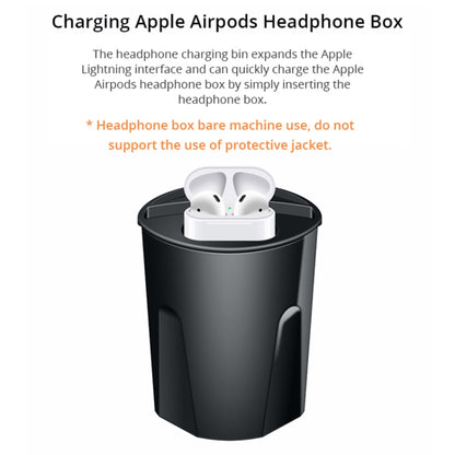 X9A Car QI Standard Charging Cup Wireless Fast Charger - Car Charger by buy2fix | Online Shopping UK | buy2fix