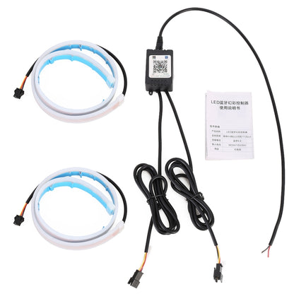 45cm DC12V 7.4W Car Colorful Daytime Running Lights APP Control - Running Lights by buy2fix | Online Shopping UK | buy2fix