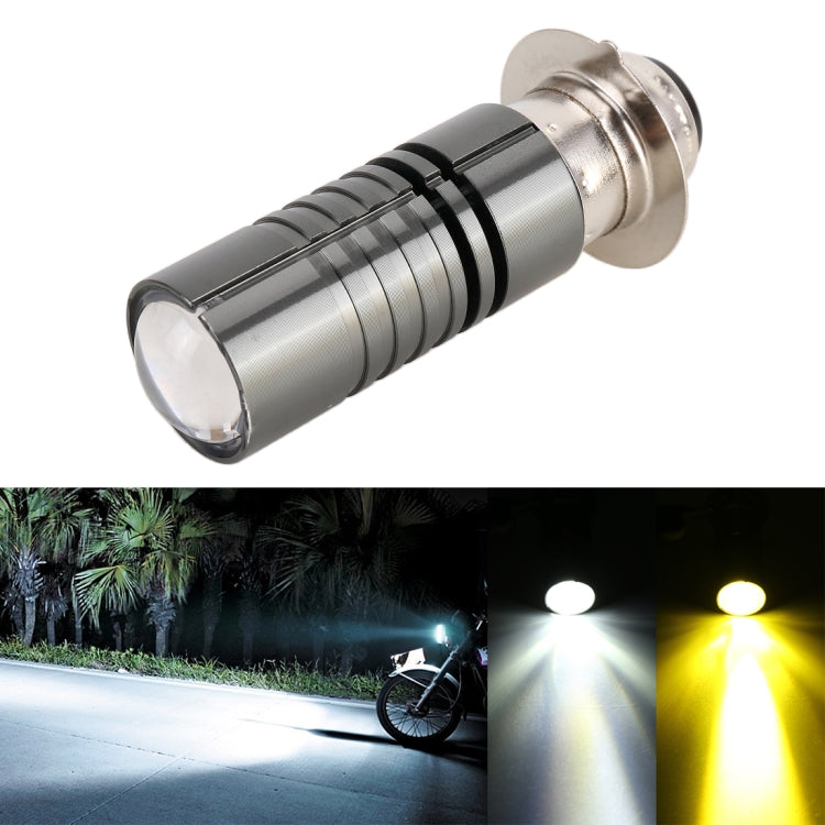 PX15D DC12V / 6.2W Motorcycles Headlights (Yellow + White) by buy2fix