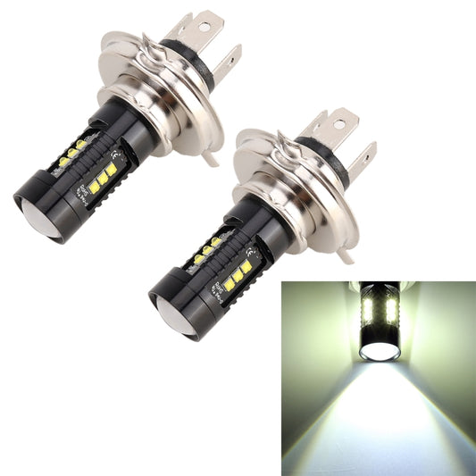 2 PCS H4 DC12V 4.3W 6000K 500LM Car Fog Lights with 12LEDs SMD-2525 - Fog / Driving Lights by buy2fix | Online Shopping UK | buy2fix