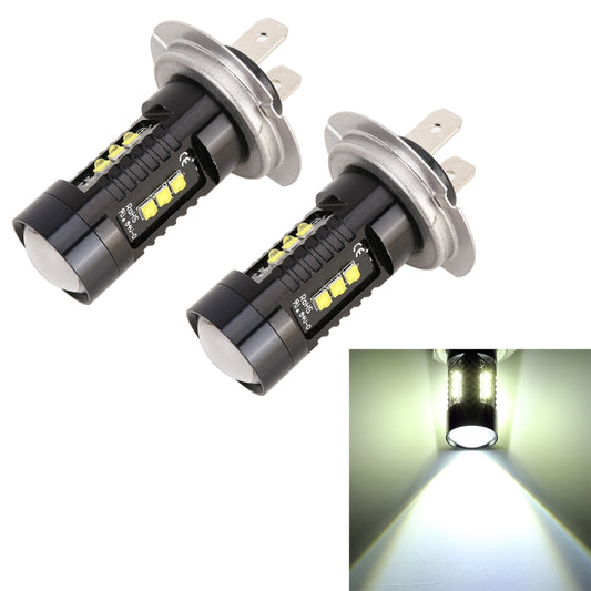 2 PCS H7 DC12V 4.3W 6000K 500LM Car Fog Lights with 12LEDs SMD-2525 - Fog / Driving Lights by buy2fix | Online Shopping UK | buy2fix