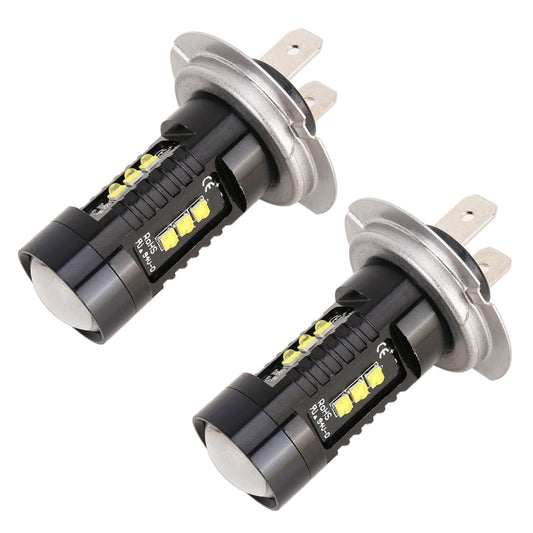 2 PCS H7 DC12V 4.3W 6000K 500LM Car Fog Lights with 12LEDs SMD-2525 - Fog / Driving Lights by buy2fix | Online Shopping UK | buy2fix