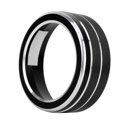 2 PCS Car Aluminum Alloy Air Conditioner Knob Case for Toyota RAV4 / Wildlander (Black) by buy2fix